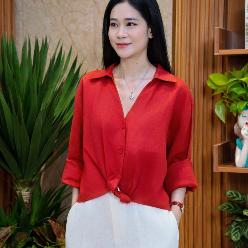 Áo cuộn lai